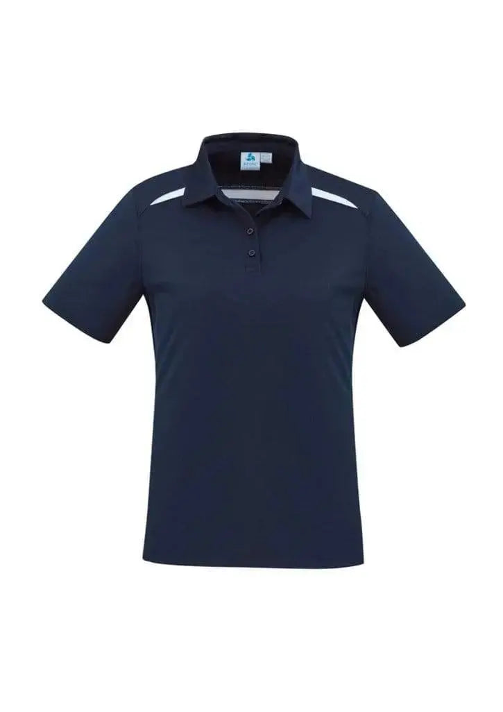Biz Collection Sonar Ladies Polo P901LS Casual Wear Biz Collection 6 Navy/White